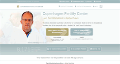 Desktop Screenshot of copenhagenfertilitycenter.com